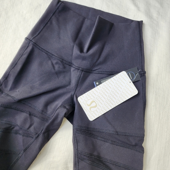 NWT Lululemon 4 Wunder Under High Rise Tech Mesh Pants 28" inseam - Picture 9 of 11